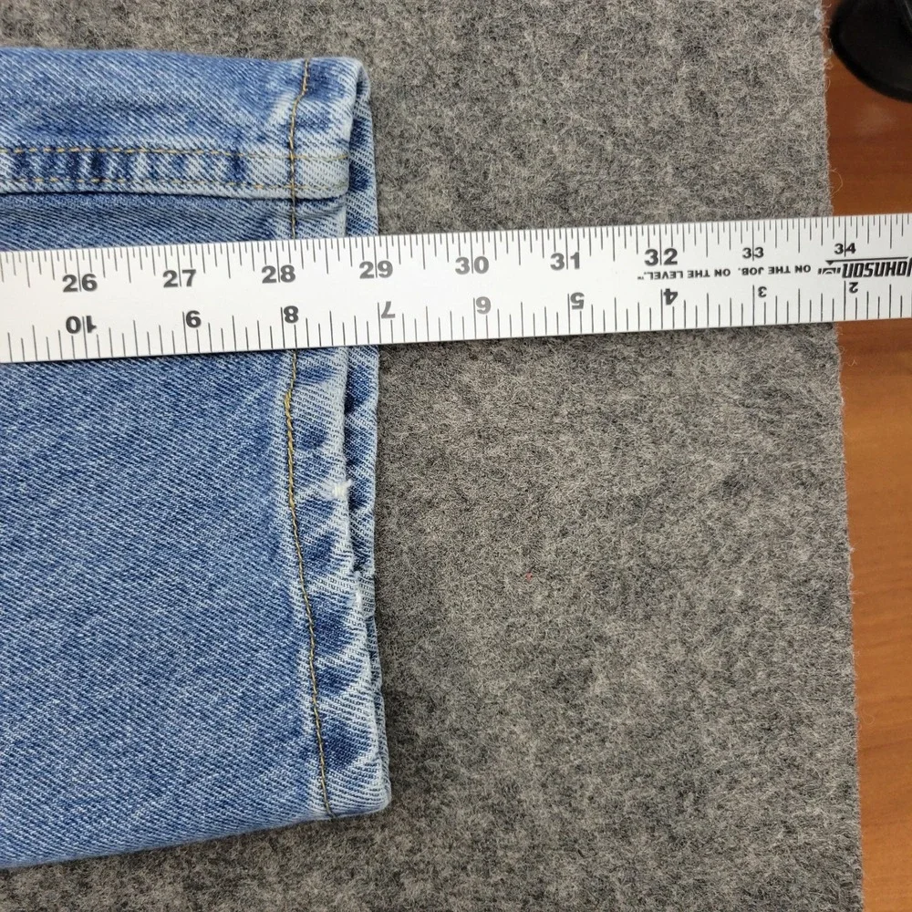 Lee Jeans Mens 38x30 Blue Denim Boho Streetwear Grunge Regular Fit Straight Leg